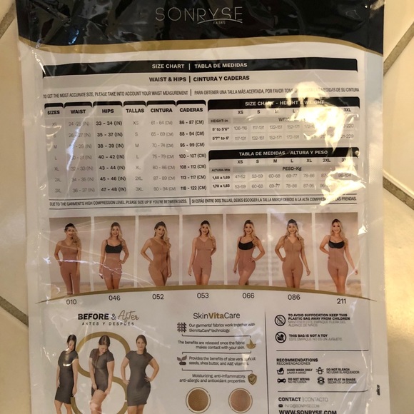 Sonryse Faja size Medium with sleeves - Picture 8 of 8